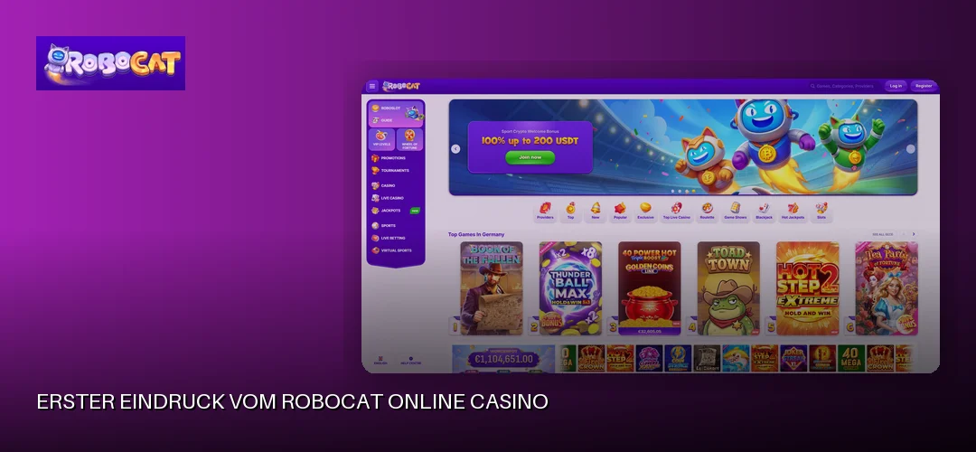 robocat promotional banner